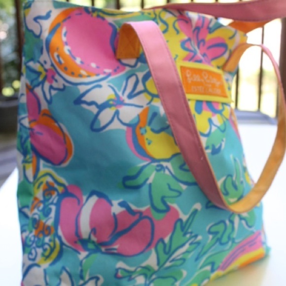 Lilly Pulitzer Estee Lauder tote bag - Picture 10 of 12